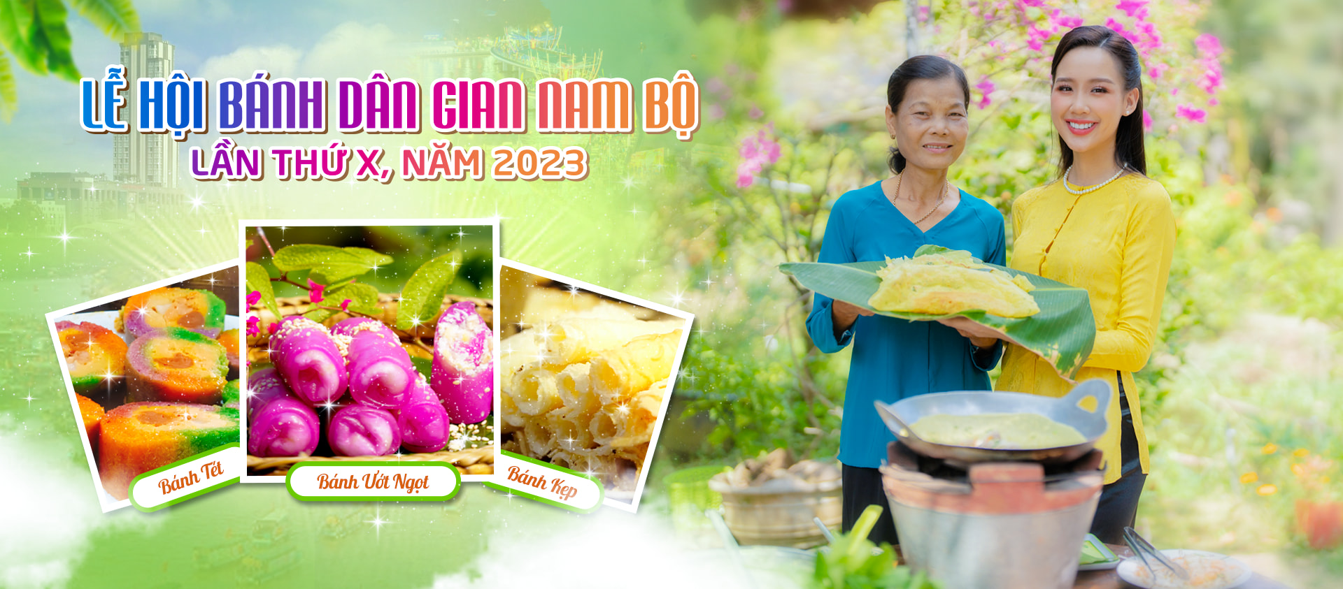 Lễ hội Bánh dân gian Nam bộ lần thứ X năm 2023